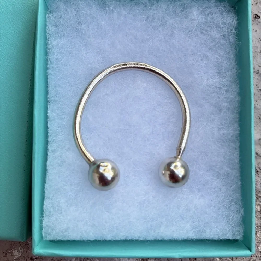 Tiffany Sterling silver key ring